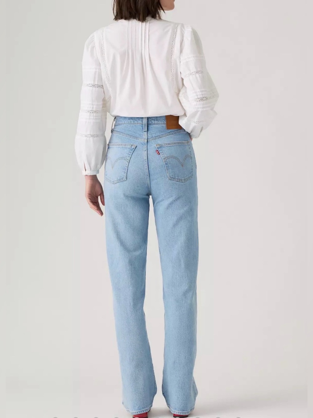Levi's Ribcage Straight Full Length jeans - Samba Tango Light 31x32